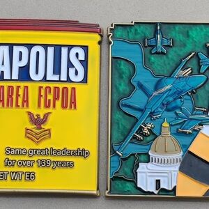 US Navy Challenge Coin - USNA FCPOA (PO1 Association)